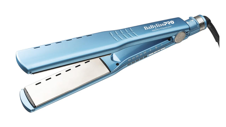 BabylissPRO Nano Titanium Specialty Ionic Hair Straightener, Profes...