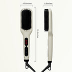 MEGAWISE Pro - Cepillo alisador de pelo iónico de cerámica, doble v...