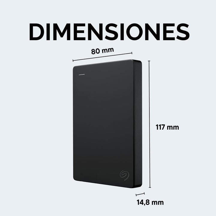 Disco duro externo portátil Seagate de 1 TB - USB 3.0 para PC, Mac,...