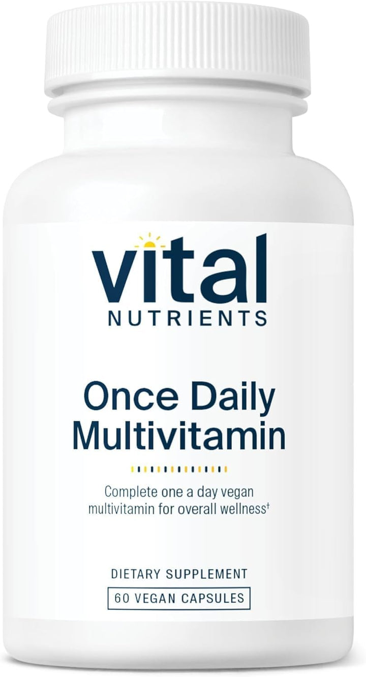 Vital Nutrients Once Daily Multivitamínico vegano para mujeres y ho...