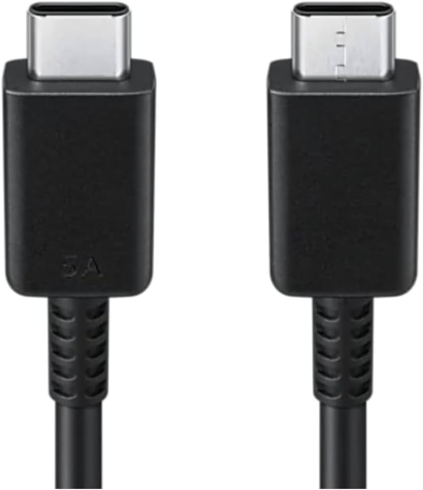 SAMSUNG - Cargador de pared USB-C de carga súper rápida de 45 W con cable, color negro
