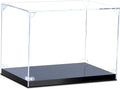 Vitrina de acrílico para coleccionables, caja de exhibición, Sin luz LED, 12 x 8 x 8 inches