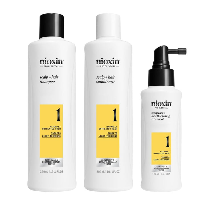 Nioxin Kits de sistema, limpia, acondiciona, hidrata el cuero cabel...