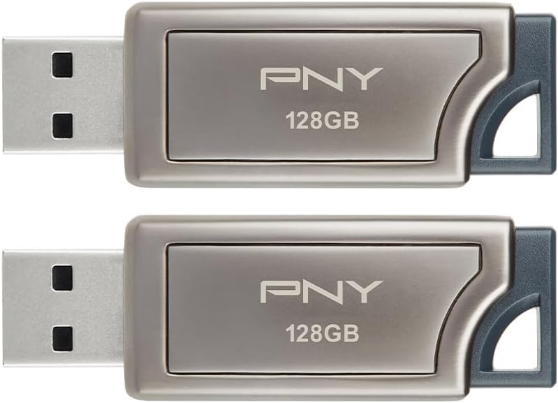 PNY PRO Elite - Unidad flash USB 3.1 de 128 GB, diseño de metal pre...