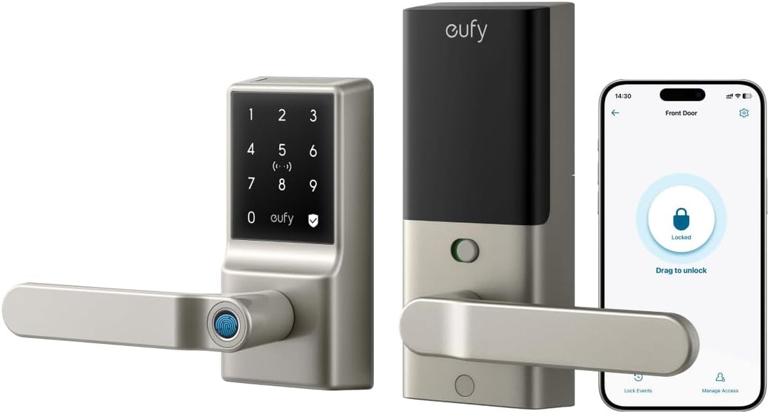 eufy Security Smart Lock C33, cerradura de puerta con teclado con a...