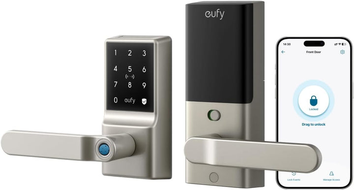 eufy Security Smart Lock C33, cerradura de puerta con teclado con a...