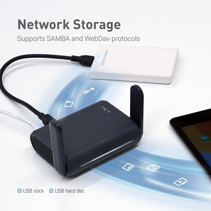 GL.iNet GL-A1300 Pocket VPN Travel Router - Router Wi-Fi portátil p...