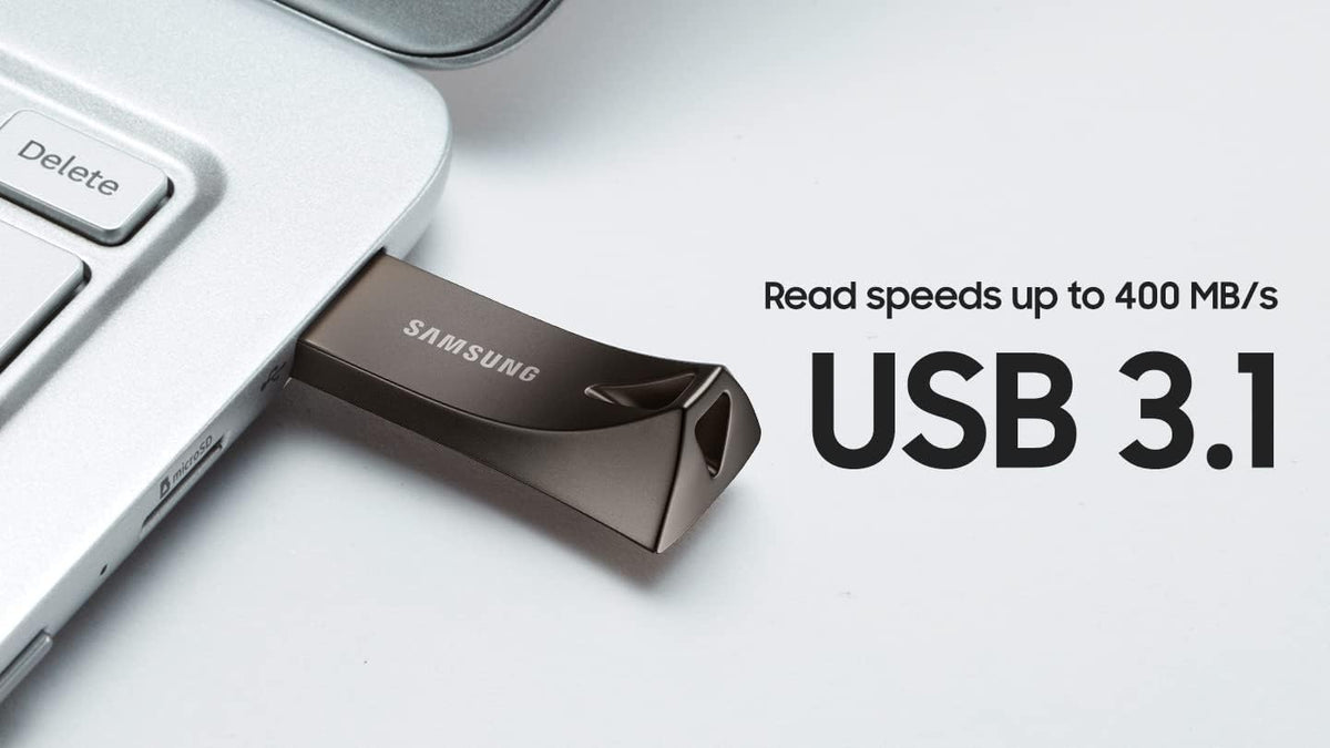 Samsung BAR Plus Memoria USB 3.1, Gris