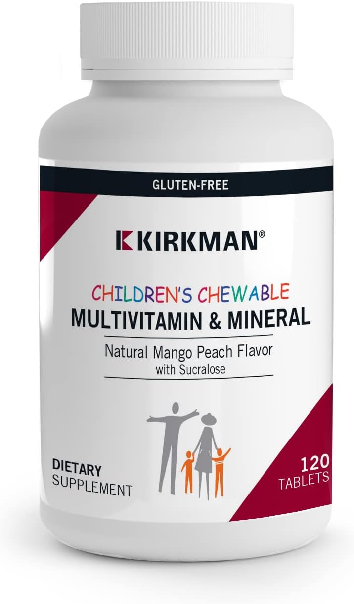 Kirkman Obleas multivitamínicas y minerales masticables para niños...