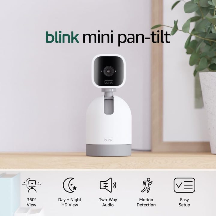 Cámara Blink Mini con paneo e inclinación (modelo más reciente), Cá...