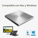 ASUS ZenDrive Silver 0.512 in External 8X DVD\/Burner Drive +\/-RW...