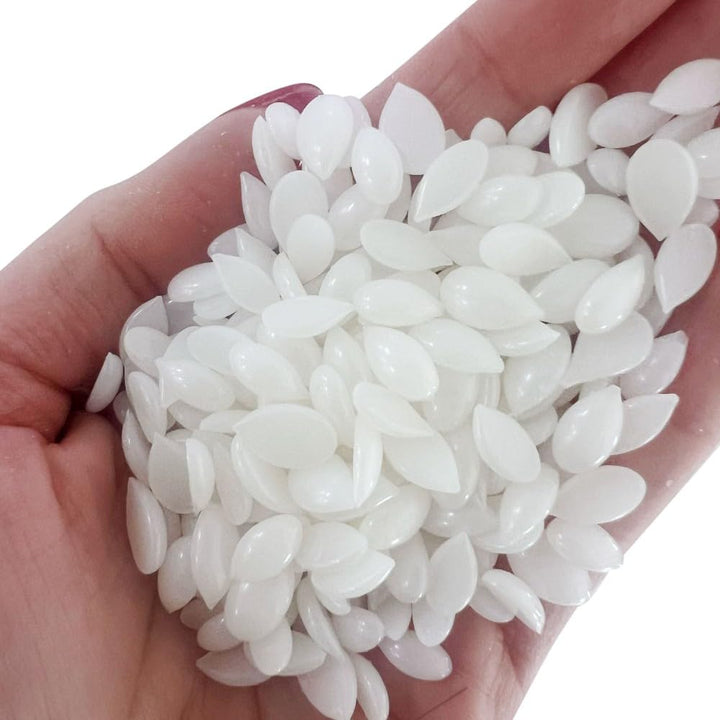 Waxness Cuentas de cera dura termocrómica de fresa blanca a granel,...