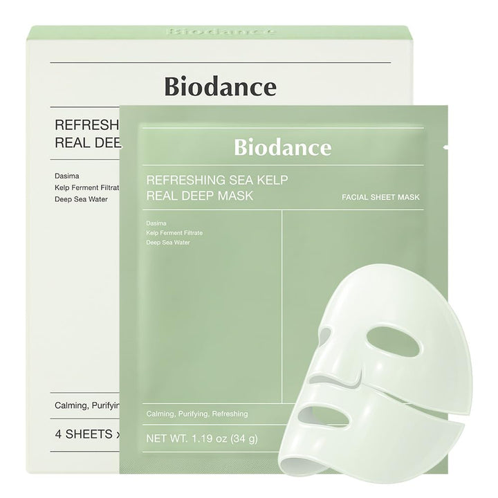 BIODANCE Máscara refrescante profunda de algas marinas, mascarilla...
