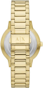 A|X Armani Exchange Reloj para hombre con pantalla analógica de tres manecillas y correa de acero inoxidable o cuero, reloj para hombre