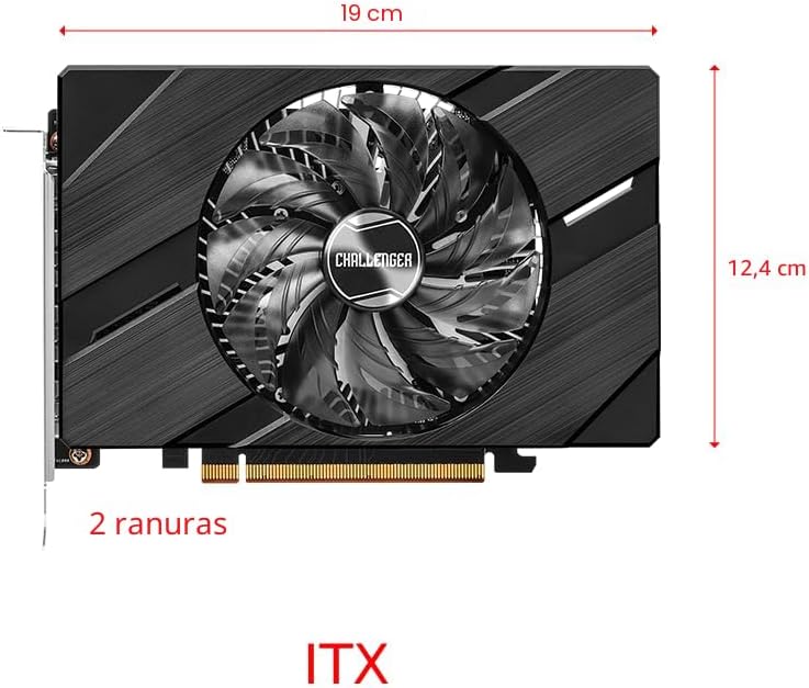 ASRock Tarjeta gráfica Intel Arc A380 Challenger ITX 6GB OC | Ranur...