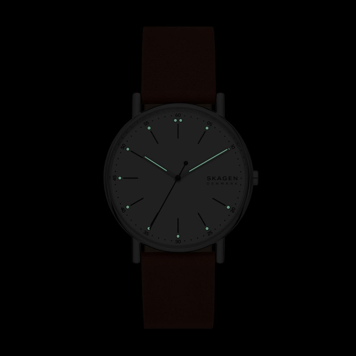 Skagen Signatur - Reloj minimalista de acero inoxidable para hombre