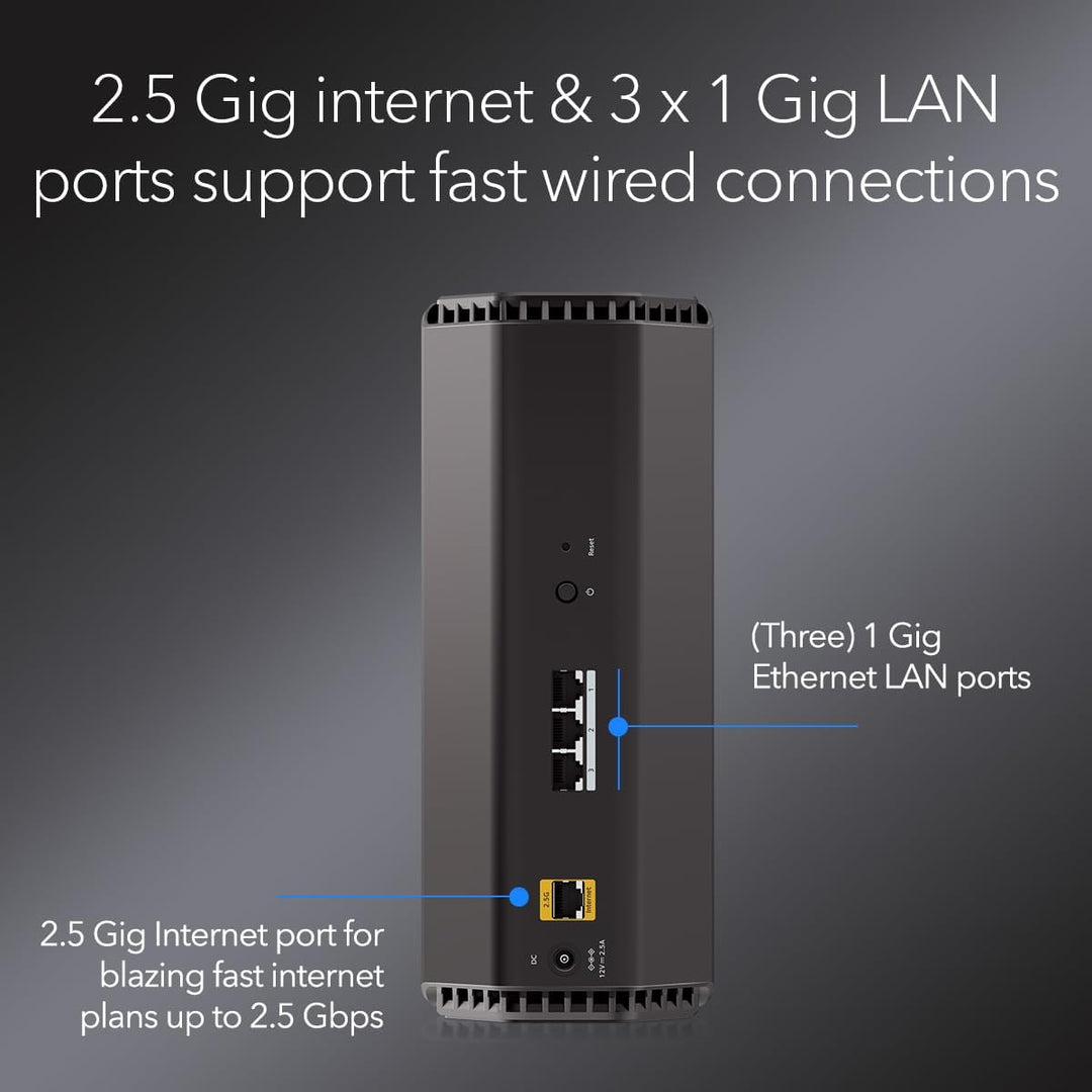 NETGEAR Nighthawk Router WiFi 7 de doble banda (RS150) - Solo route...