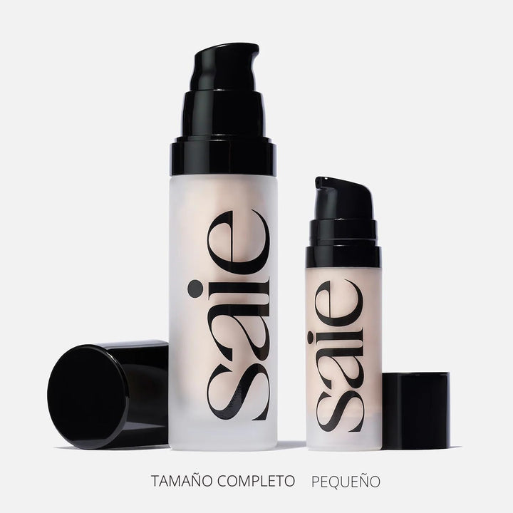 Saie Glowy Super Gel - Prebase de Maquillaje Hidratante y Suero Ilu...