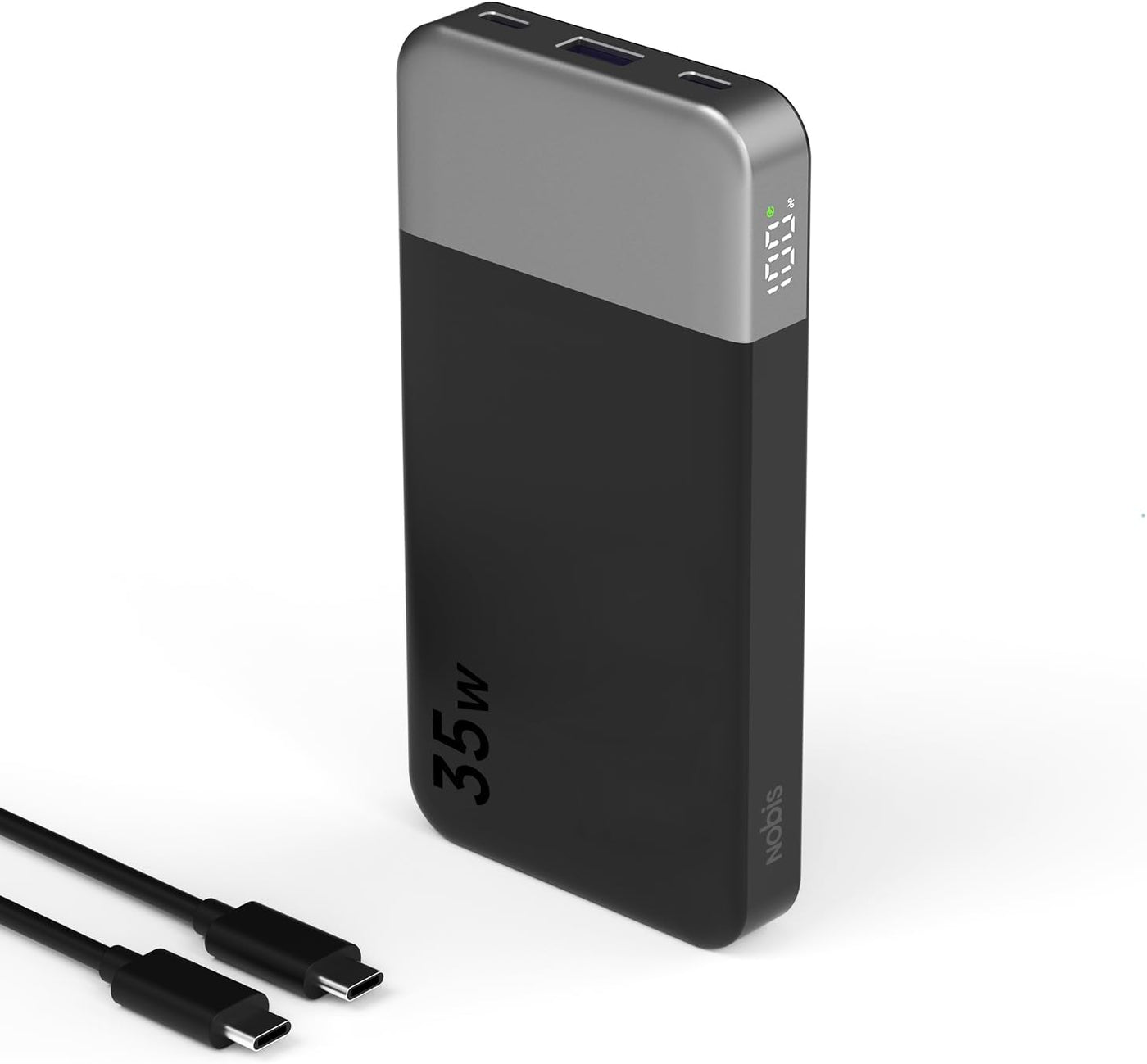 NOBIS Cargador portátil de banco de energía 35W 10000mAh | Batería...
