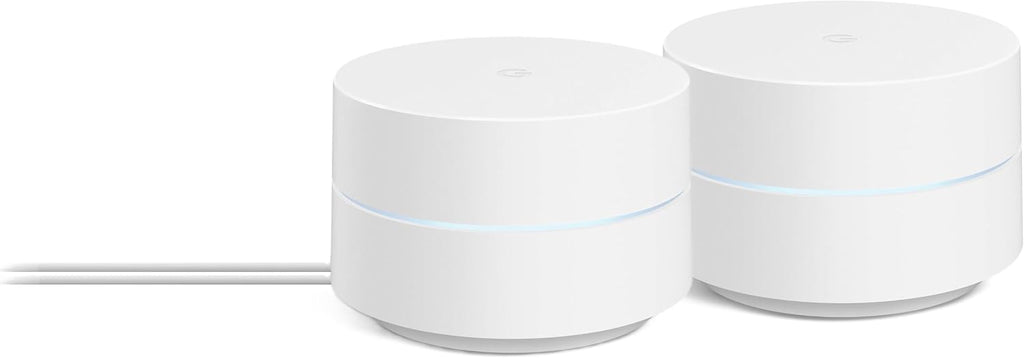 Google WiFi AC1200 - Sistema WiFi de malla - Enrutador WiFi - Cobertura de 3000 pies cuadrados - Paquete de 2