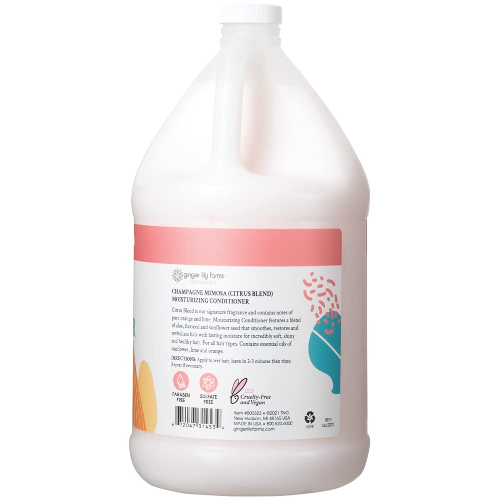 Ginger Lily Farms Botanicals - Acondicionador hidratante para cabel...