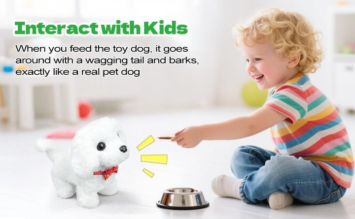 Bvrocio Juguete electrónico interactivo de peluche para
