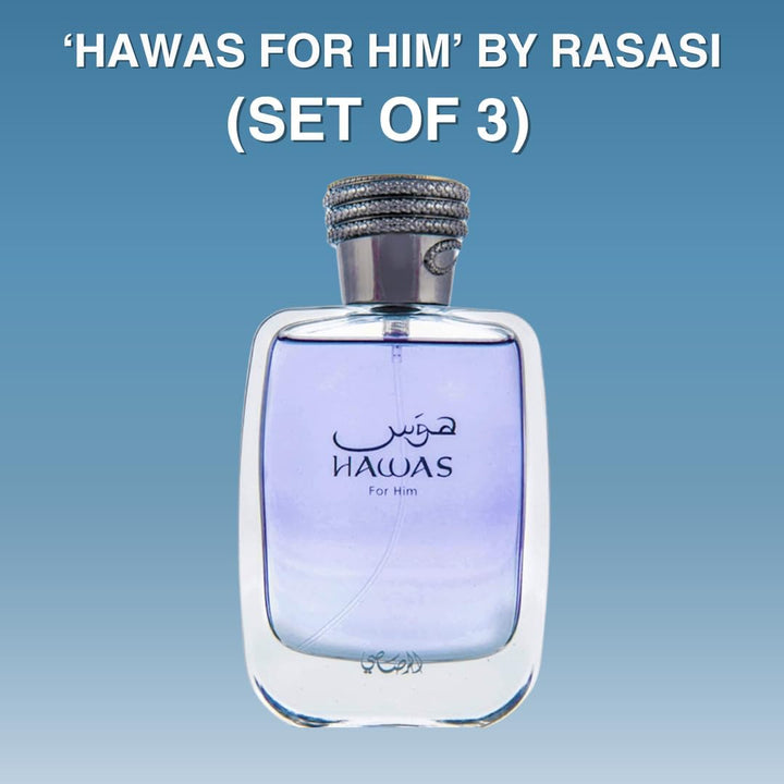 RASASI Hawas For Him EDP Spray 100ML (3.4 oz) Aromas de larga durac...