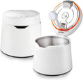 Carepod One - Humidificador ultrasónico de acero inoxidable 31S, silencioso, fácil de limpiar para habitaciones grandes, 1 galón (4 litros), solo 3 piezas lavables, apagado automático