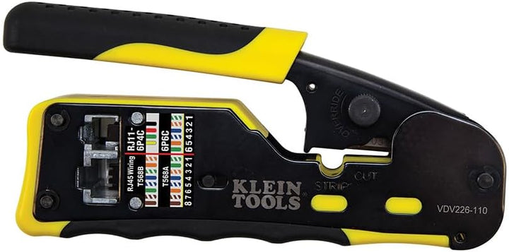 Klein Tools 80024 Herramienta de trinquete para cable de datos y he...