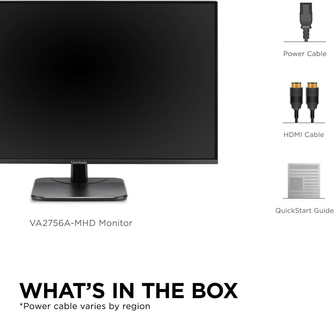 ViewSonic VA2756A-MHD - Monitor IPS de 27 pulgadas, 1080p, con 120H...