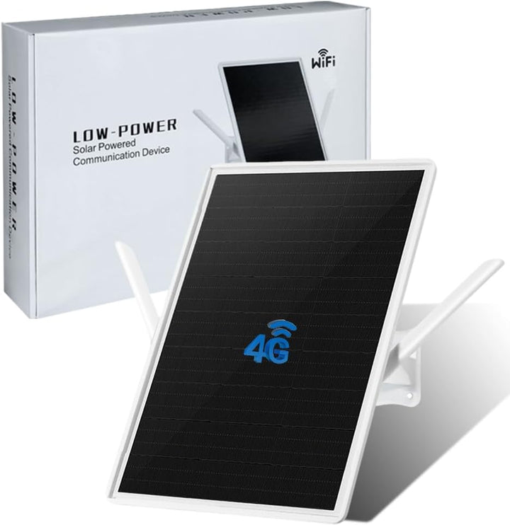 LCLCTEK Enrutador de módem 4G LTE alimentado por energía solar de h...