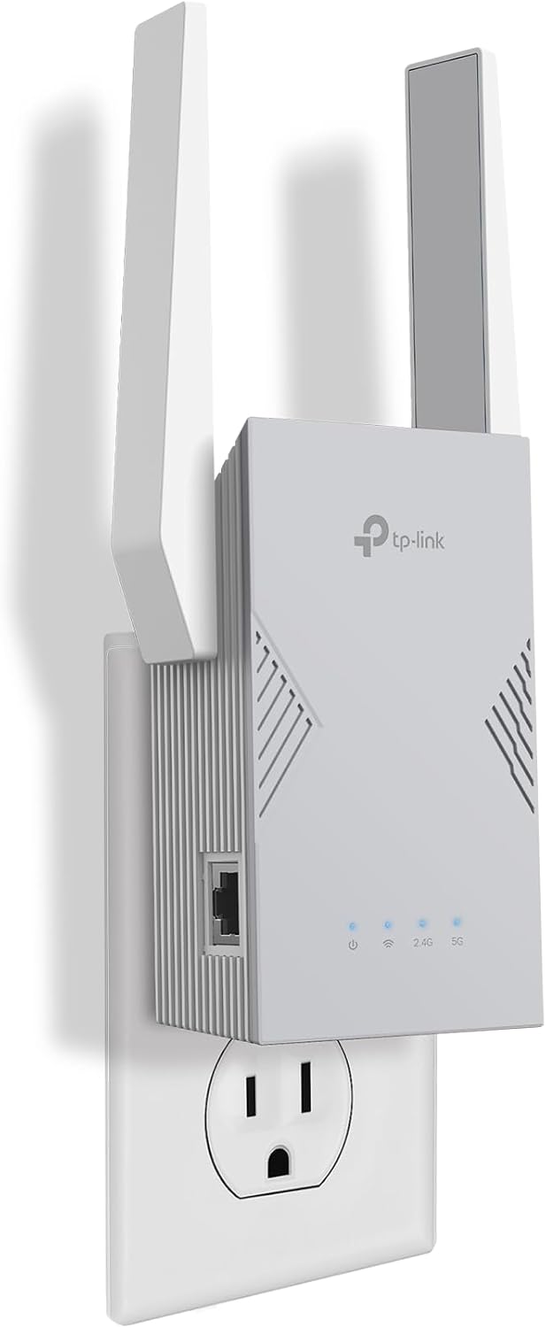 TP-Link BE3200 Extensor de rango Wi-Fi 7 de doble banda RE223BE con puerto