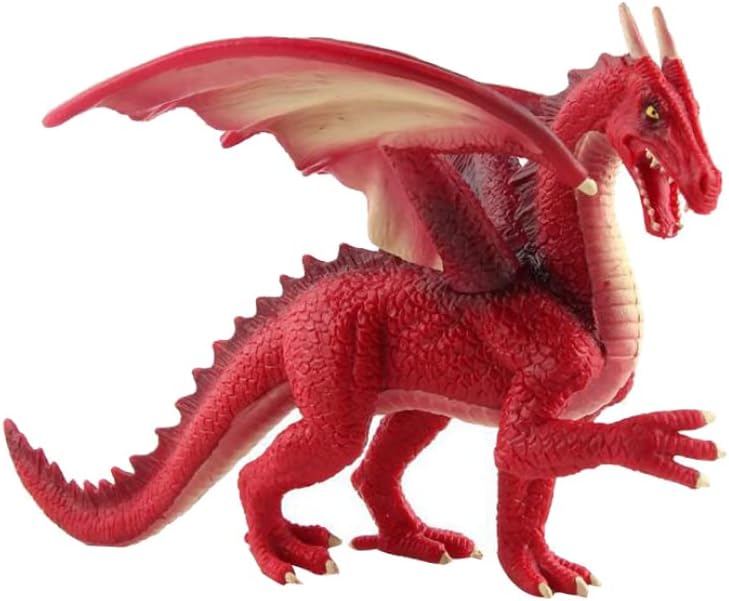 NIDONE Mini dinosaurio juguetes de plástico piedra dragón