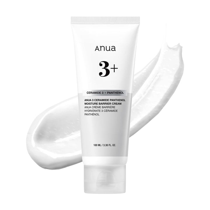 ANUA 3 Ceramide Pantenol Moisture Barrier Cream, hidratante facial...