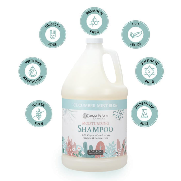 Ginger Lily Farms Botanicals - Champú hidratante para todo tipo de...
