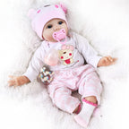 CHAREX Reborn Bebé Muñeca Niña - 16 Pulgadas Muñeca Recién Nacida de Vinilo Suave Realista que Parece Real, Mejor Juguete para Niños 3+