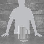 ESPRO Prensa francesa P7, 18oz, cepillada, cafetera de acero inoxidable