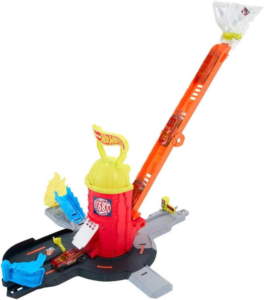 Hot Wheels Ciudad Super Fire Station Rescue