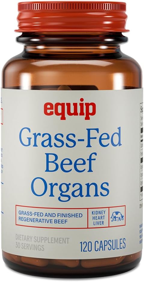 Equip Órganos de carne alimentados con pasto, cápsulas regenerativa...