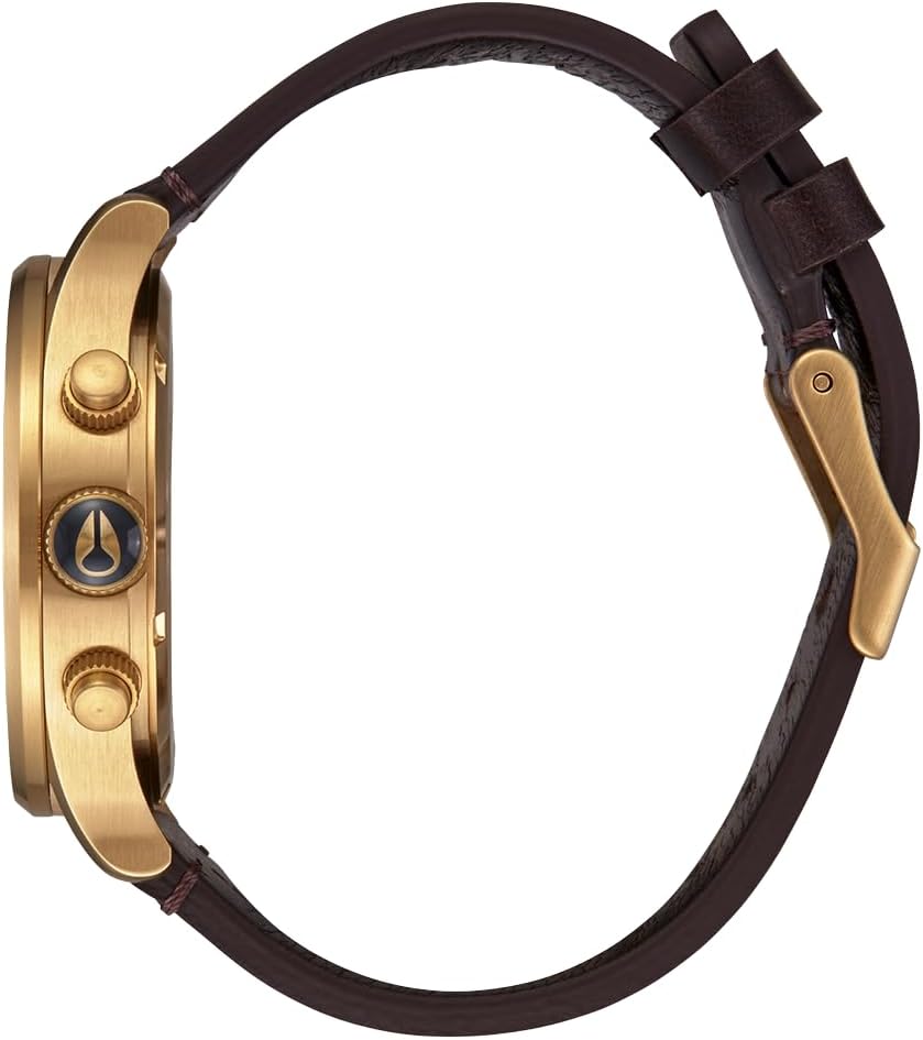NIXON Sentry Chrono Leather A405 - Reloj cronógrafo analógico