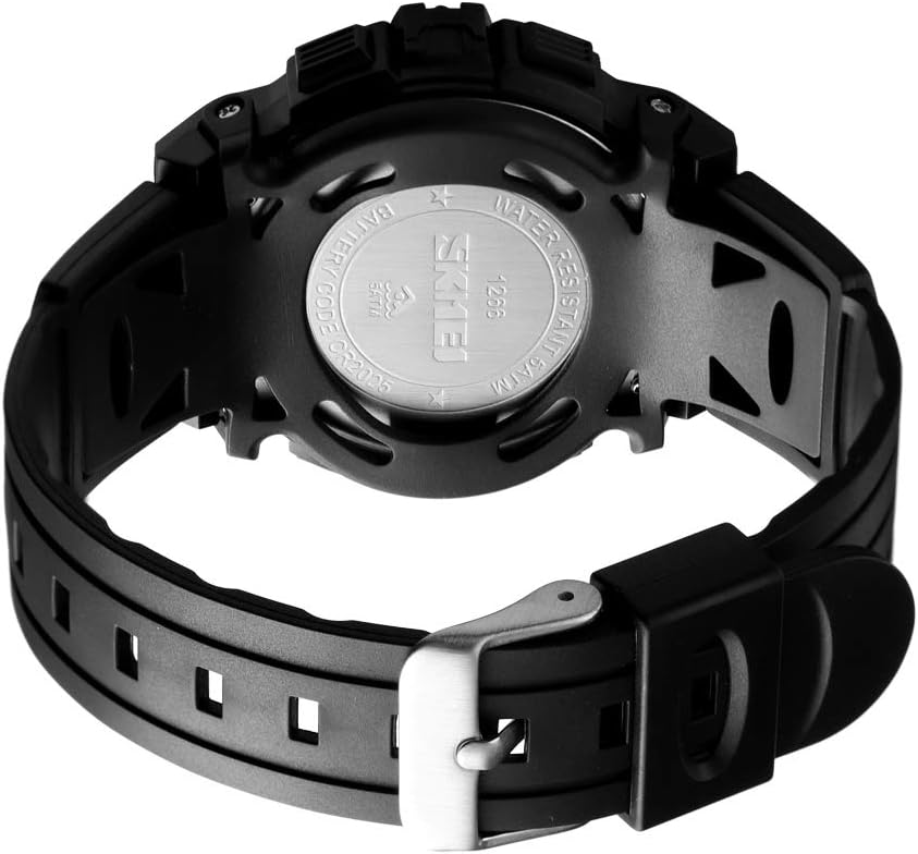 Reloj digital para niños, deportes al aire libre, 164 ft, impermeable, reloj despertador, cronómetro de 12/24 H, cronómetro, calendario para edades de 3 a 15 años, reloj de pulsera para niños