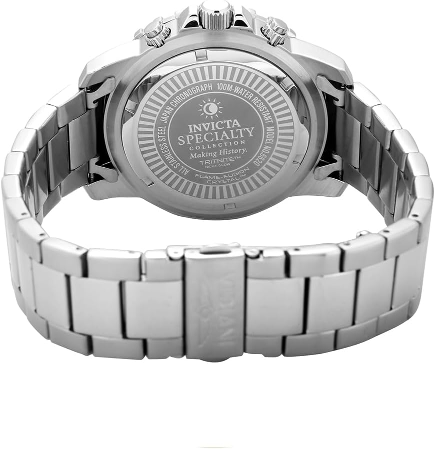 Invicta Reloj de Caballero Invicta II Chronograph Negro Dial Dos Tonos de Acero Inoxidable 1326