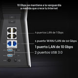 TP-Link Tri-Band BE18000 WiFi 7 Router Archer BE770 | Puertos Multi...