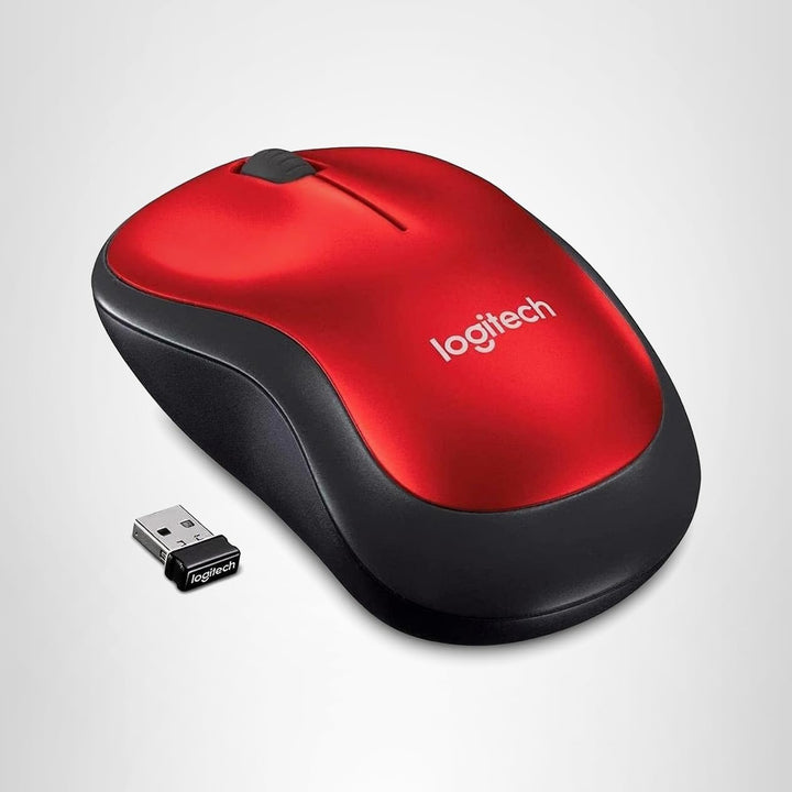 Logitech Ratón inalámbrico M185, 2.4 GHz con mini receptor USB, dur...