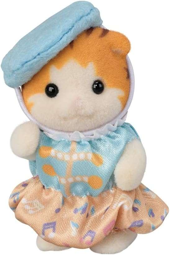 Sylvanian Families 5817 - Juego de figuras de concierto para bebé, juego con figura de animal, figuras aterciopeladas de animales, conejo, gato, elefante, juguete para niños de 3 años en adelante