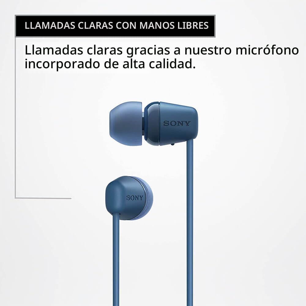 Sony WI-C100 Auriculares inalámbricos intrauditivos Bluetooth con m...
