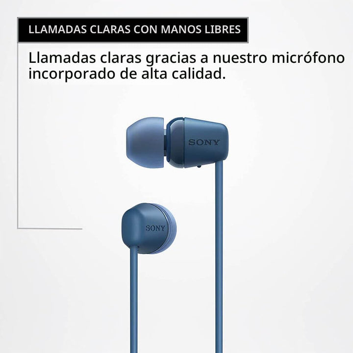 Sony WI-C100 Auriculares inalámbricos intrauditivos Bluetooth con m...