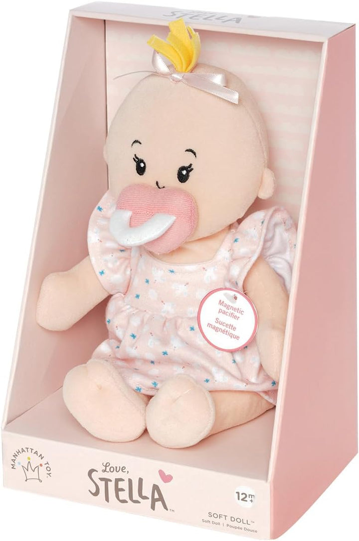 Manhattan Toy Wee Baby Stella Peach - Muñeca suave de bebé de 12"