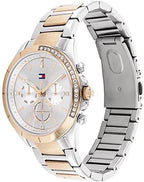 Tommy Hilfiger Reloj deportivo para mujer - Reloj de pulsera multifunción de acero inoxidable - Resistente al agua hasta 5 ATM/50 metros - Pieza de moda premium para todas las ocasiones - 38 mm