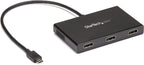 StarTech USB-C 3 x HDMI MST Hub, Triple 1080p 60Hz, Dual 4K 30Hz